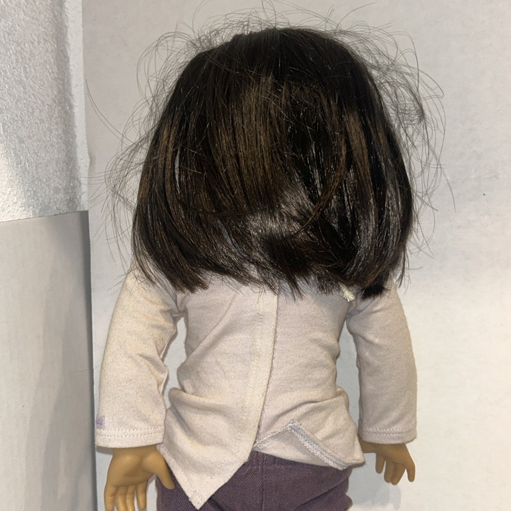 American Girl Doll JLY #55 Doll RETIRED ~ Dark Brown Hair Hazel Eyes Freckles - Picture 7 of 8